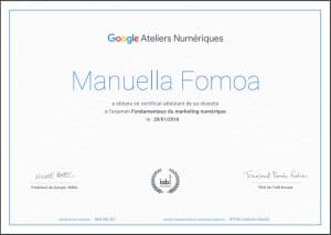 Certification google 
