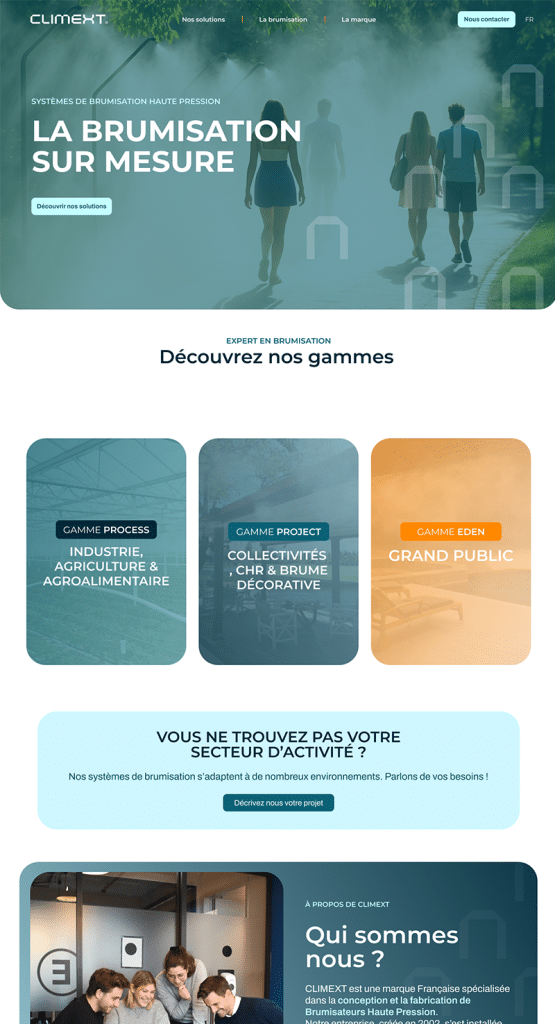 projet climext web