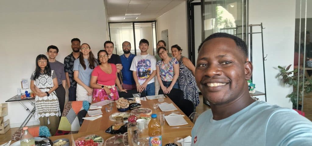 repas de l'équipe Eoxia pour la fermeture estivale 2025