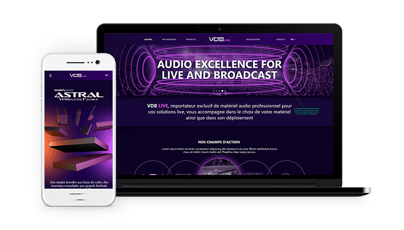 mockup mobile site vdb live