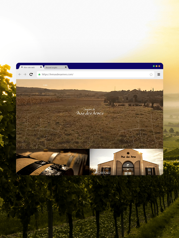 Mockup site mas des armes
