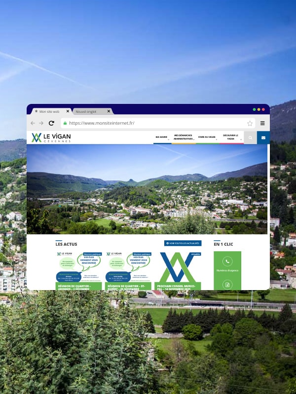 Site internet de la mairie du Vigan