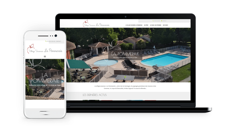 Site du village vacances La Pommeraie