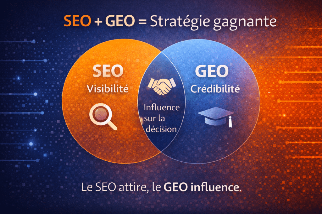 GEO + SEO = Stratégie gagnante