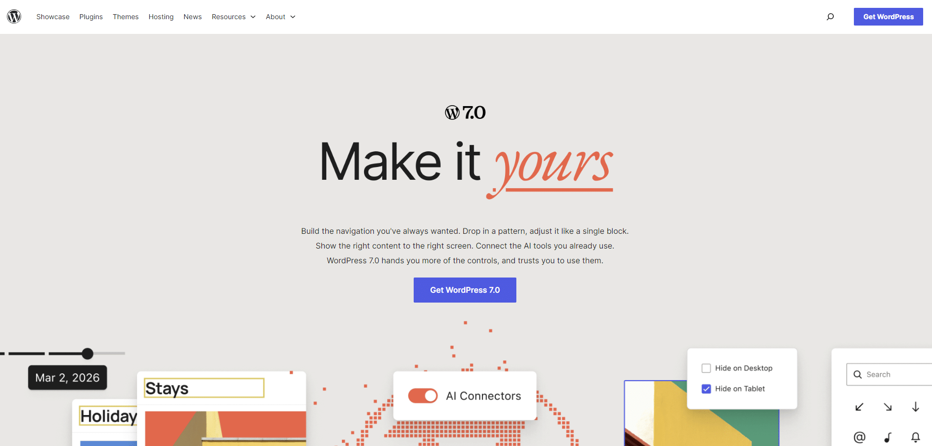 WordPress 7.0 | Disponible !